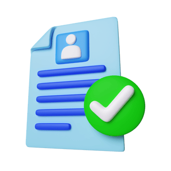 Applicant Document 3D Icon png