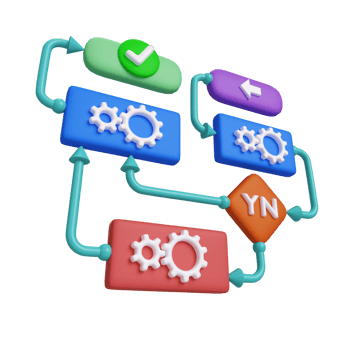 Business Process 3D Icon png