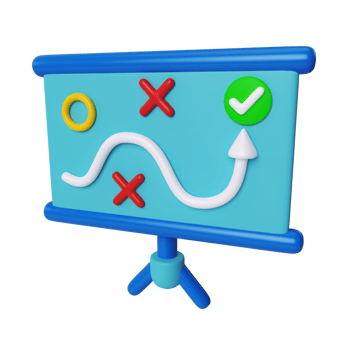 Strategy 3D Illustration Icon png
