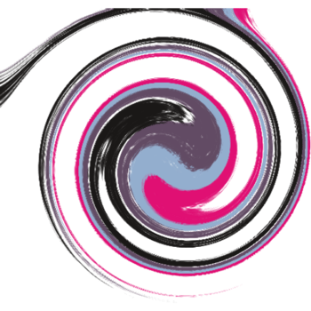 Abstract element in colors black pink and lilac. png