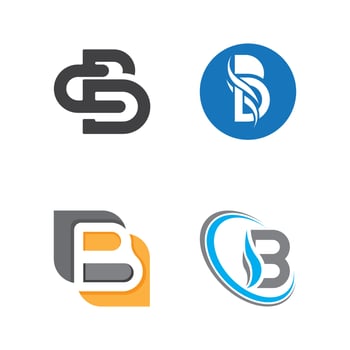 B letter vector illustration