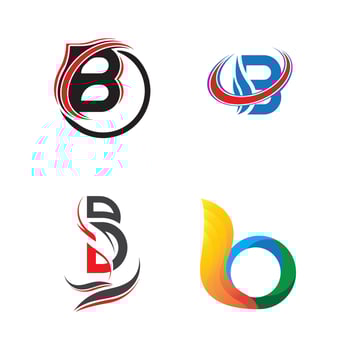 B letter vector illustration