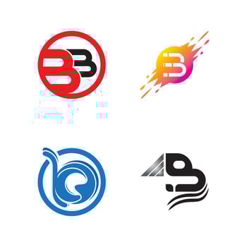 B letter vector illustration