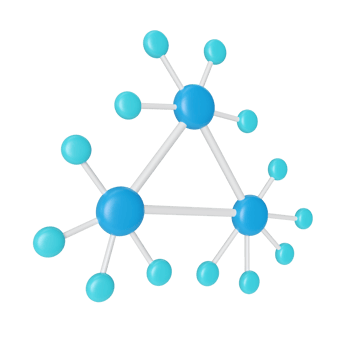 Decentralized 3D Illustration Icon png