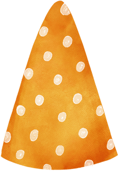 watercolor Halloween party hat hand drawing png