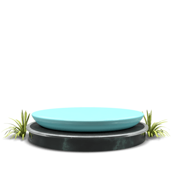 modern elegant 3d render podium for design png