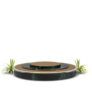 modern elegant 3d render podium for design png