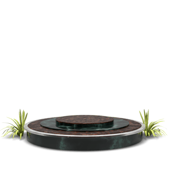 modern elegant 3d render podium for design png