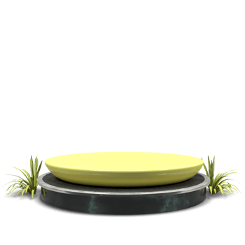 modern elegant 3d render podium for design png