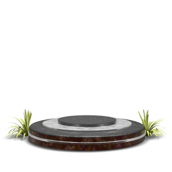 modern elegant 3d render podium for design png