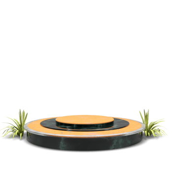 modern elegant 3d render podium for design png