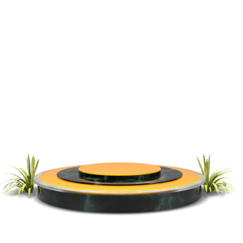 modern elegant 3d render podium for design png