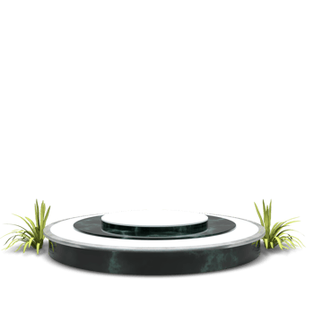 modern elegant 3d render podium for design png