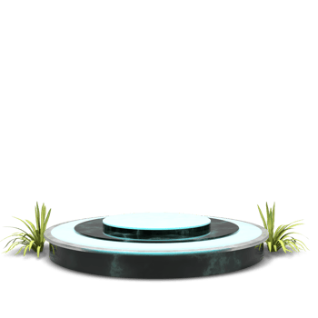 modern elegant 3d render podium for design png