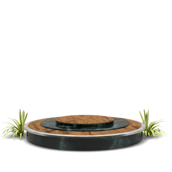 modern elegant 3d render podium for design png