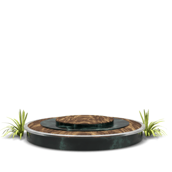 modern elegant 3d render podium for design png