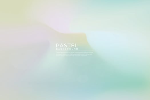 Pastel Multi Color Gradient Vector Background,Simple form and blend of color spaces as contemporary background graphic