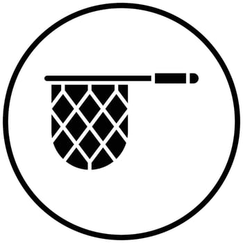Hand Net Icon Style vector