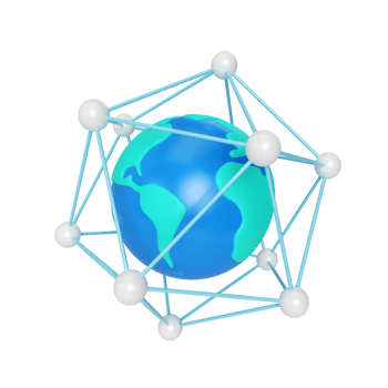 Cyber Space 3D Illustration Icon png