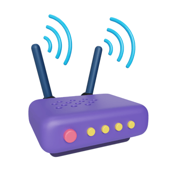 Broadband 3D Illustration Icon png