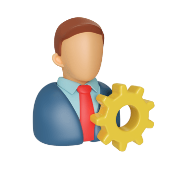 Admin 3D Illustration Icon png
