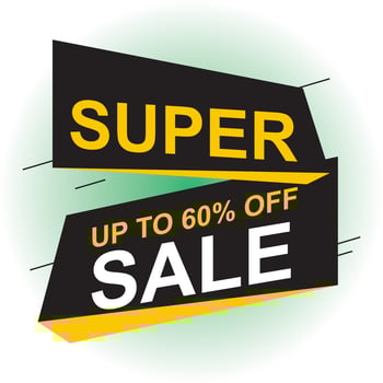 Banner sale special offers banner template design background. vector