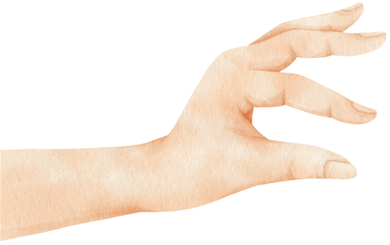 Hand picking watercolor illustration png