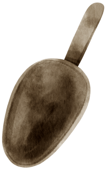 Scoop Watercolor illustration png