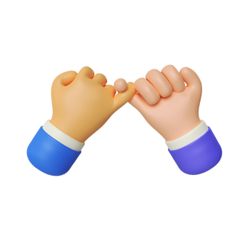 Pinky Promise 3D Render png