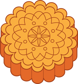 Mooncake, cartoon illustration png