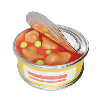 Canned Food 3D Illustration Icon png