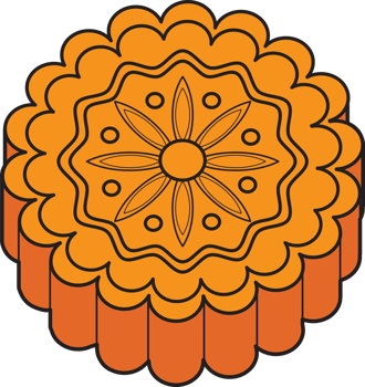 Mooncake, cartoon illustration png