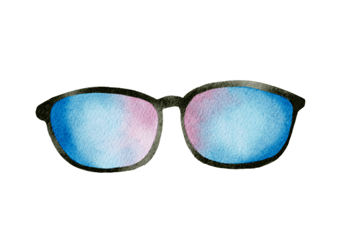 fashion sunglasses watercolor png