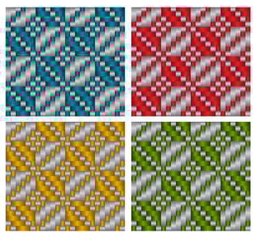 beautiful decorative ethnic woven background texture 4 vector