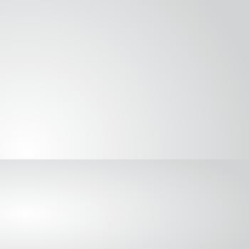 blank persfective white wall corner vector illustration