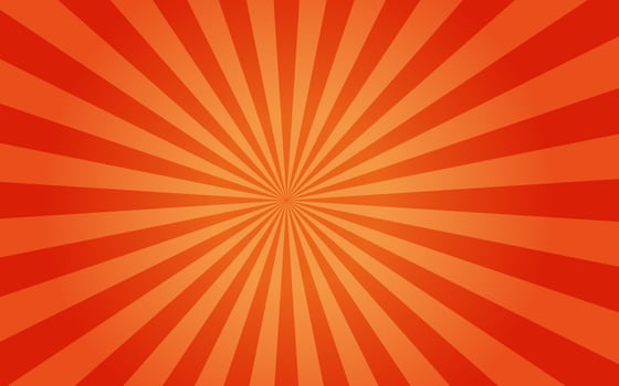 Sun rays retro vintage style on orange background, Sunburst pattern background. Rays. Summer banner vector illustration. Abstract sunburst wallpaper for template business social media advertising.