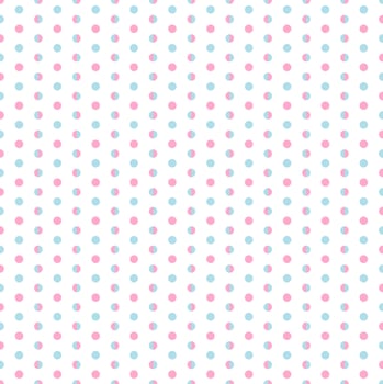 pink dots pattern for background vector
