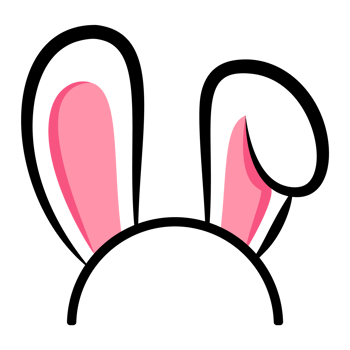Bunny ears .Rabbit ears PNG