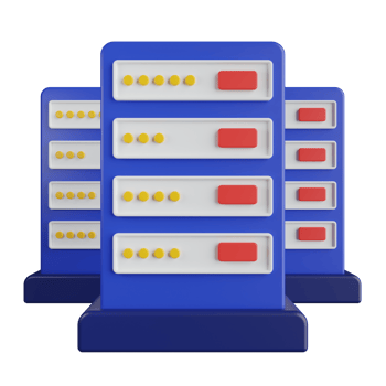 Data Center 3D Illustration png