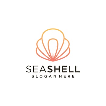 Shell logo and business card set inspiration vector