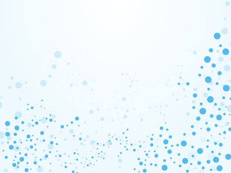 Molecules or DNA medical structure background vector design.