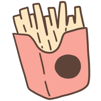 french fries Kitchenware Clipart png
