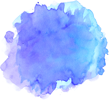 Watercolor paint brush strokes from a hand drawn background png