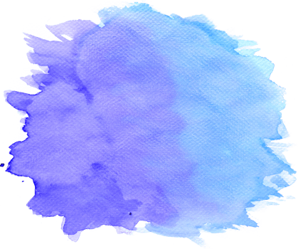 Watercolor paint brush strokes from a hand drawn background png