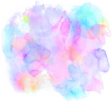 Watercolor paint brush strokes from a hand drawn background png