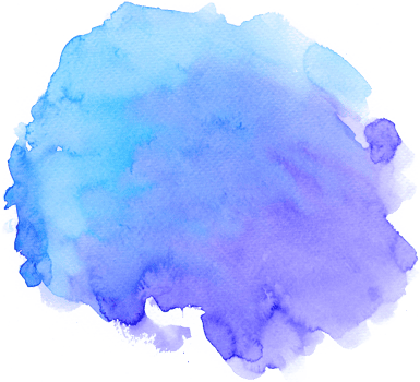 Watercolor paint brush strokes from a hand drawn background png