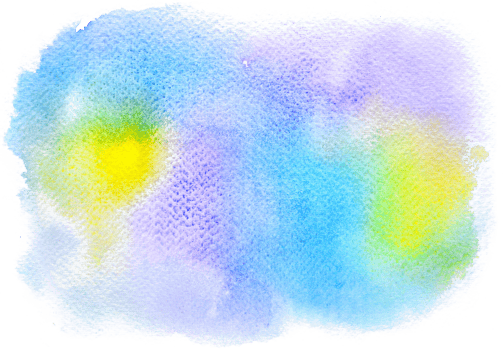 Watercolor paint brush strokes from a hand drawn background png