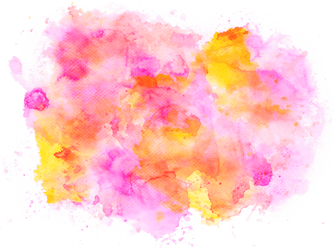 Watercolor paint brush strokes from a hand drawn background png