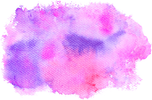 Watercolor paint brush strokes from a hand drawn background png