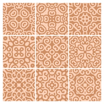 tiles patterns seamless design in Vector illustration Free Vector